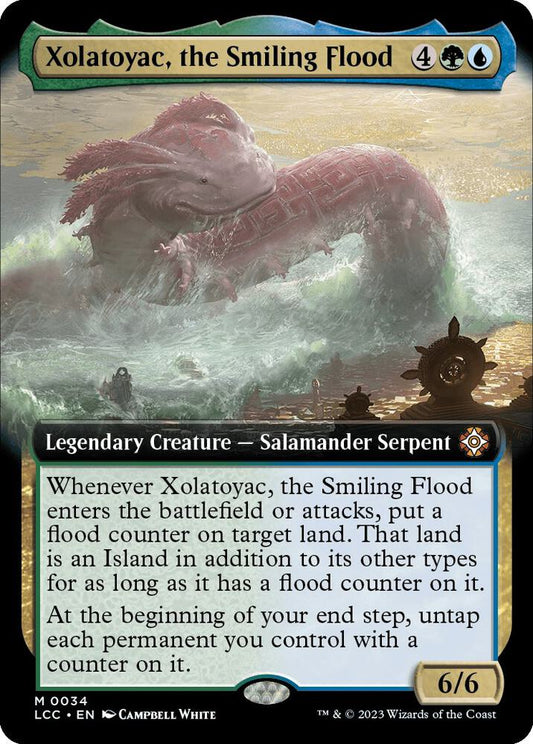 Xolatoyac, the Smiling Flood (Extended Art) 34 Commander: The Lost Caverns of Ixalan NM/M