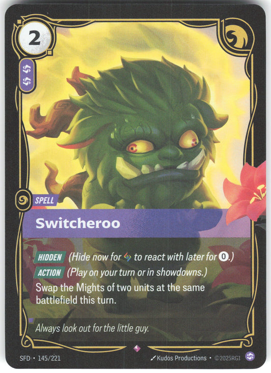Switcheroo Rare Spiritforged 145/221 NM