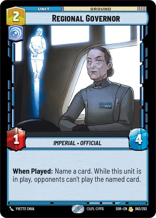Regional Governor 062/252 Rare Spark of Rebellion NM/M
