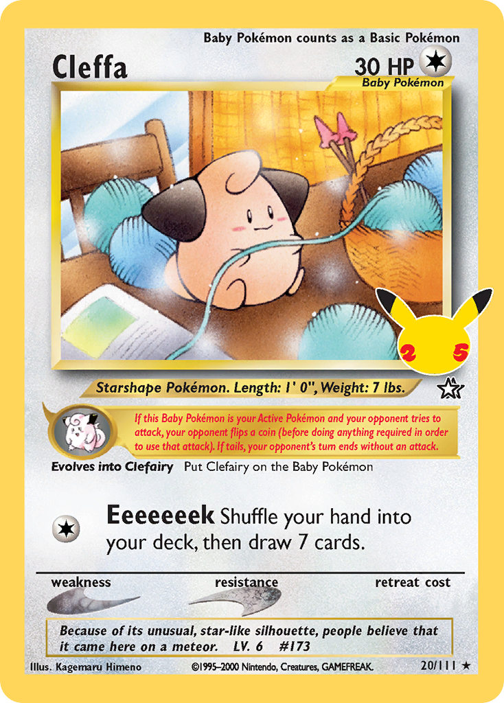 Cleffa 20/111 Classic Collection Celebrations: Classic Collection NM/M