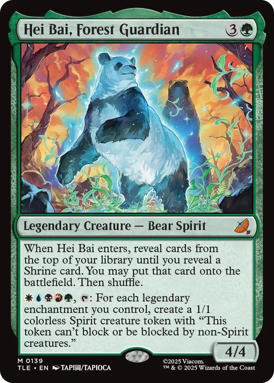 Hei Bai, Forest Guardian 139 Avatar: The Last Airbender: Eternal-Legal NM/M