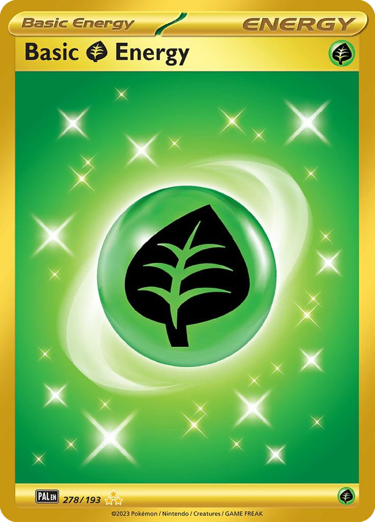 Basic Grass Energy 278/193 Hyper Rare Paldea Evolved NM/M
