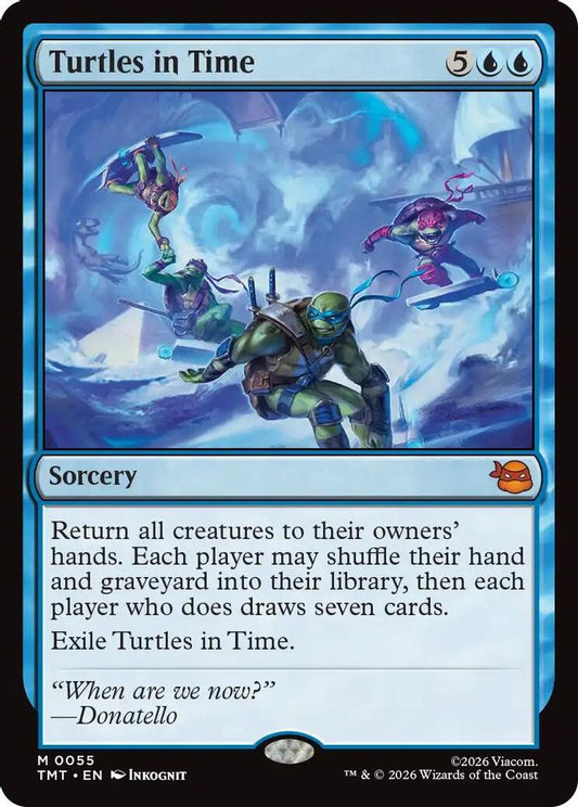 Turtles in Time 0055 Mythic Teenage Mutant Ninja Turtles NM/M