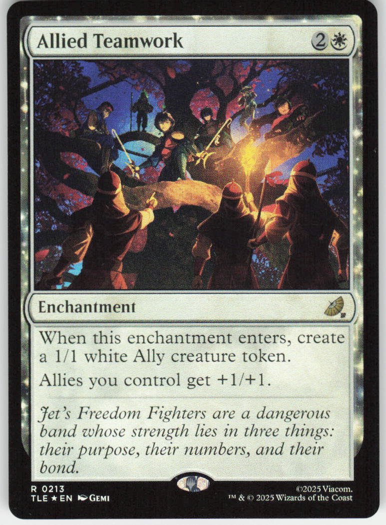 Allied Teamwork (Foil) R Avatar: The Last Airbender: Eternal-Legal 213 NM