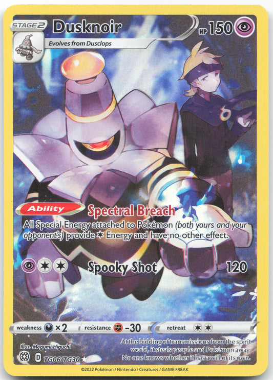 Dusknoir Ultra Rare SWSH09: Brilliant Stars Trainer Gallery TG06/TG30 NM