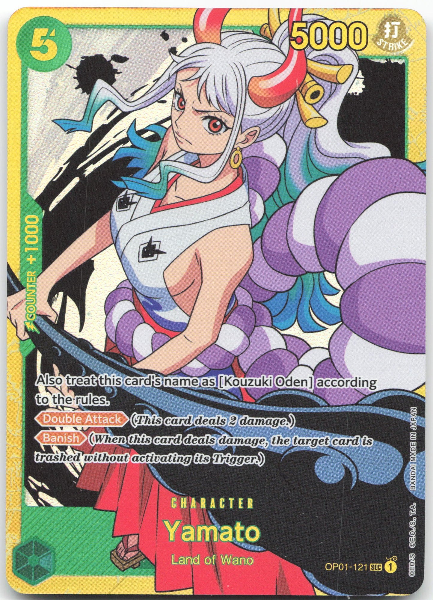 Yamato SEC Romance Dawn OP01-121 NM