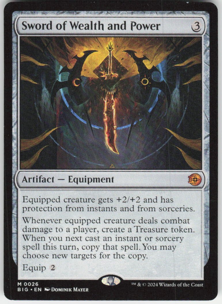 Sword of Wealth and Power M Outlaws of Thunder Junction: The Big Score 26 NM