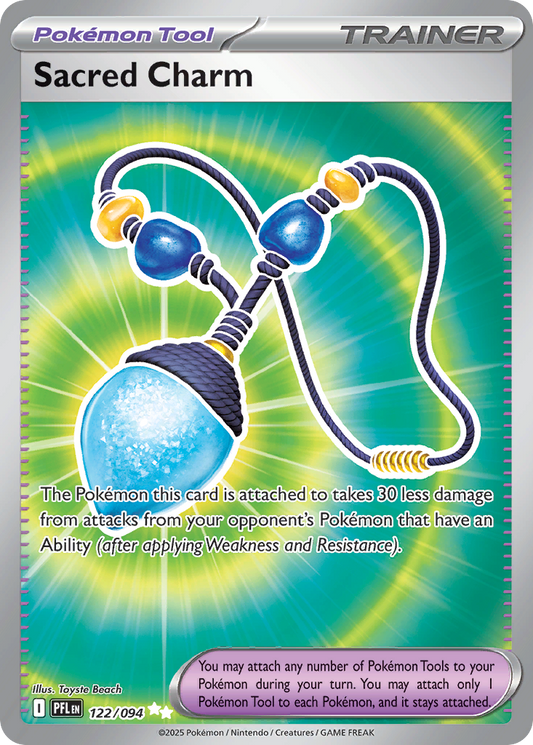 Sacred Charm 122/094 Ultra Rare Phantasmal Flames NM/M