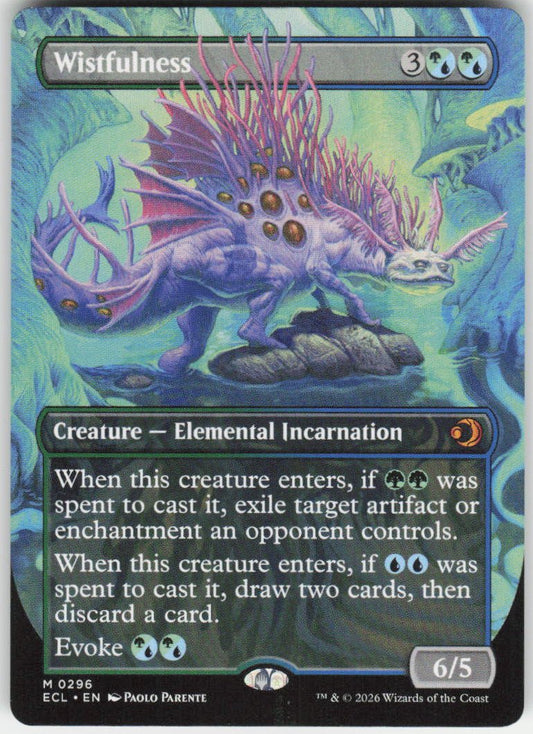 Wistfulness (Borderless) M Lorwyn Eclipsed 296 NM