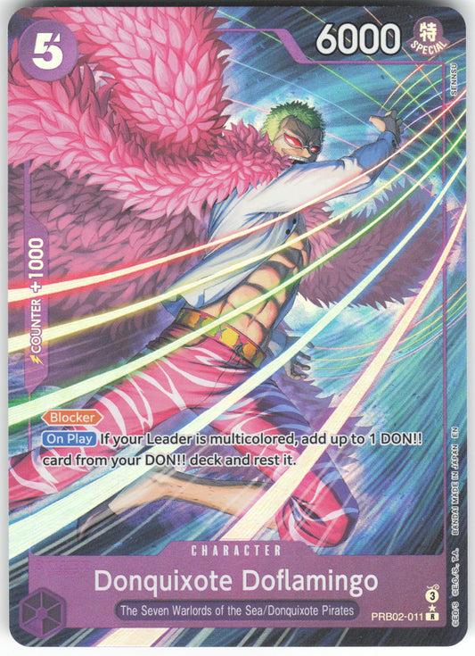 Donquixote Doflamingo (Alternate Art) R Premium Booster -The Best- Vol. 2 PRB02-011 NM