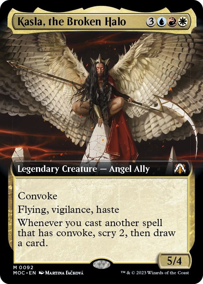 Kasla, the Broken Halo (Extended Art) 92 Commander: March of the Machine NM/M