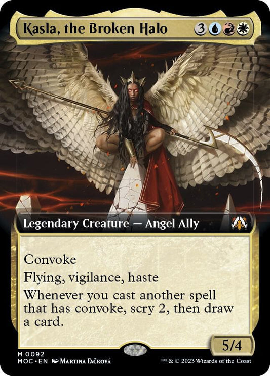 Kasla, the Broken Halo (Extended Art) 92 Commander: March of the Machine NM/M