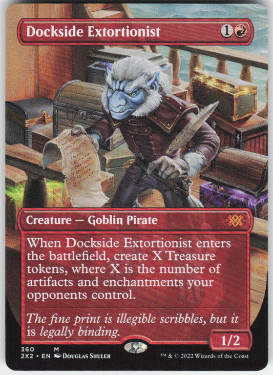 Dockside Extortionist (Borderless) M Double Masters 2022 360 NM