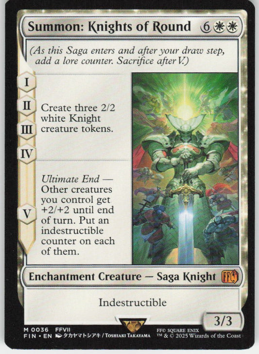 Summon: Knights of Round M FINAL FANTASY 36 NM