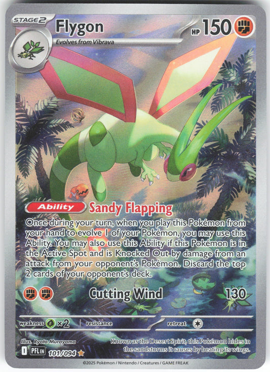 Flygon - Illustration Rare ME02: Phantasmal Flames 101/094 NM
