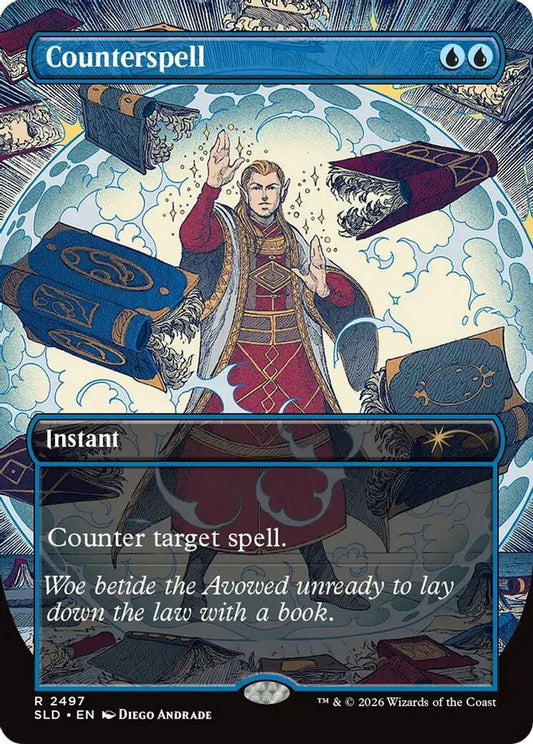 Counterspell (2497) 2497 Rare Foil Secret Lair Drop Series NM/M