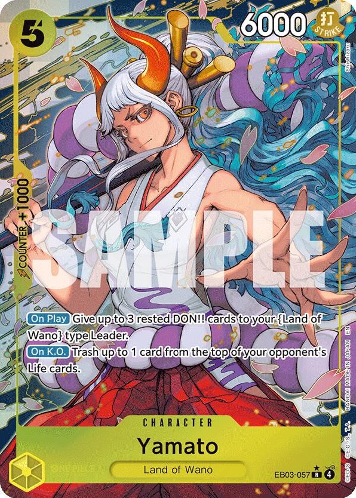 Yamato (Alternate Art) EB03-057 Foil Extra Booster: One Piece Heroines Edition NM/M