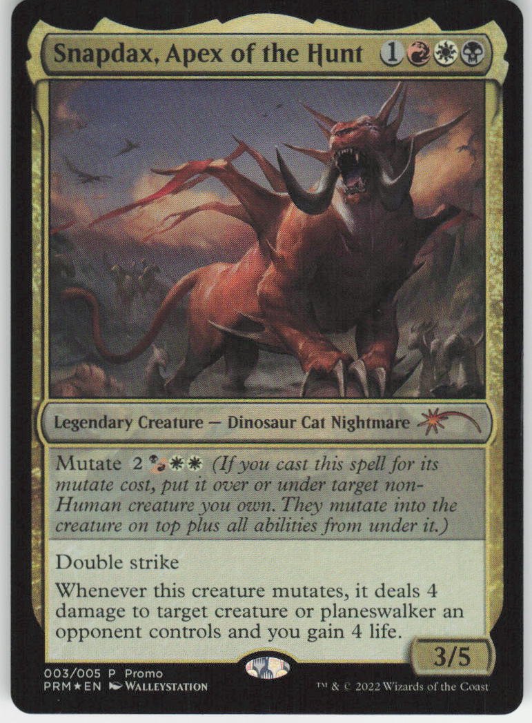 Snapdax, Apex of the Hunt (2022 Lunar New Year Promo) (Foil) P Unique and Miscellaneous Promos 3 NM
