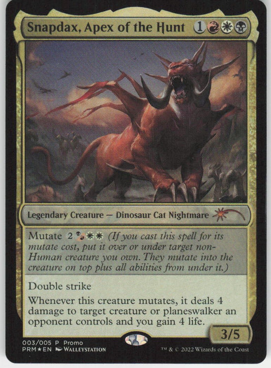 Snapdax, Apex of the Hunt (2022 Lunar New Year Promo) (Foil) P Unique and Miscellaneous Promos 3 NM