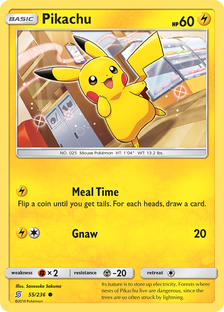 Pikachu 55/236 Common Unified Minds NM/M
