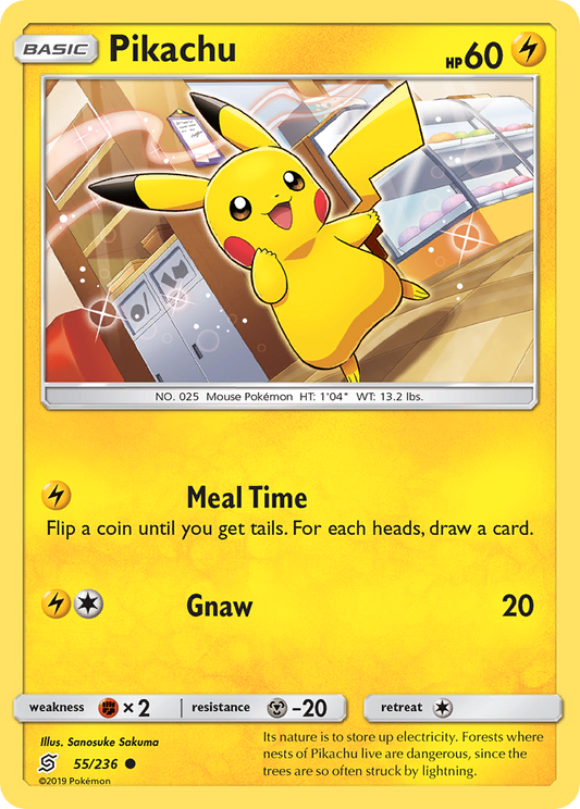 Pikachu 55/236 Common Unified Minds NM/M