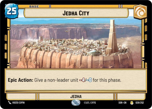 Jedha City 028/252 Rare Spark of Rebellion NM/M