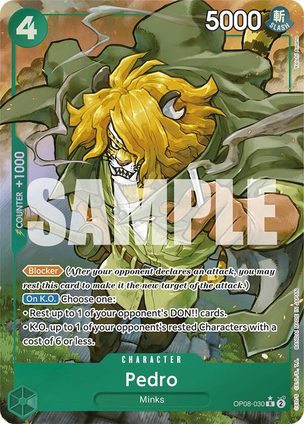 Pedro (Parallel) OP08-030 Rare Two Legends NM/M