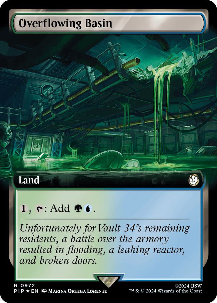 Overflowing Basin (Extended Art) (Surge Foil) 972 Universes Beyond: Fallout Foil NM/M