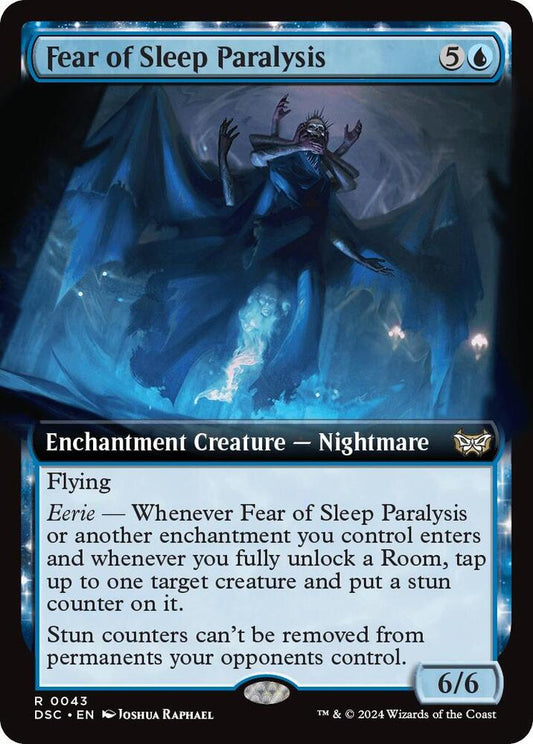 Fear of Sleep Paralysis (Extended Art) 43 Commander: Duskmourn: House of Horror NM/M