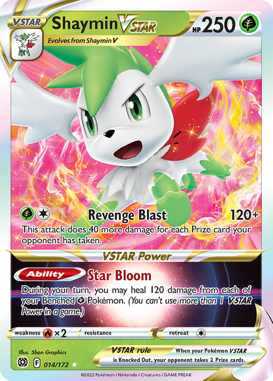 Shaymin VSTAR 014/172 VSTAR Rare Brilliant Stars Holo NM/M