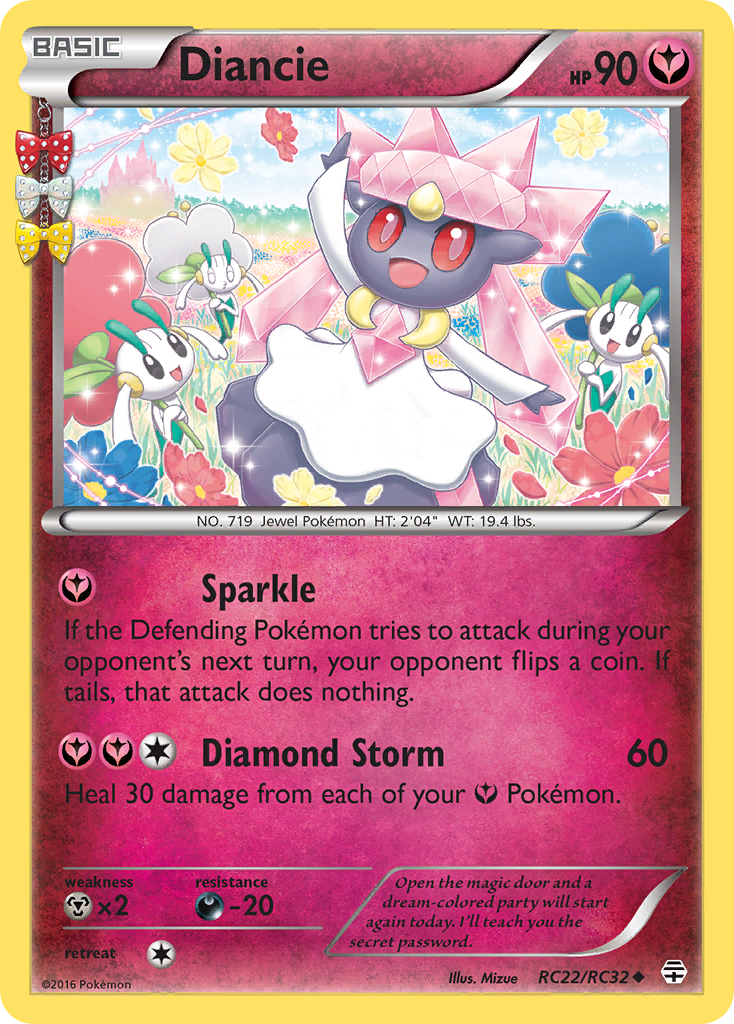 Diancie RC22/RC32 Uncommon Generations NM/M
