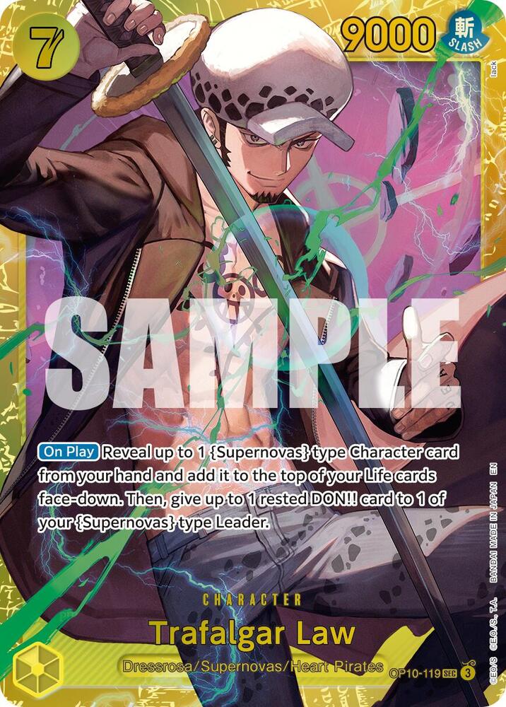 Trafalgar Law (Reprint) OP10-119 Premium Booster -The Best- Vol. 2 NM/M