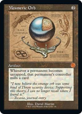 Mesmeric Orb (Schematic) 94 Mythic The Brothers' War: Retro Frame Artifacts NM/M