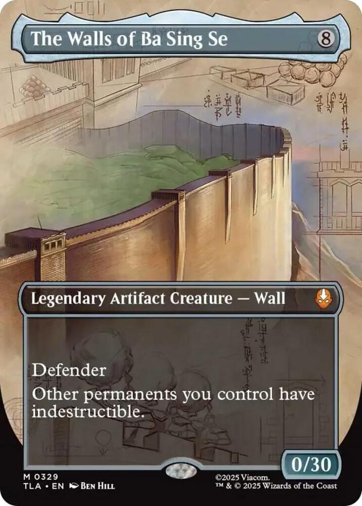 The Walls of Ba Sing Se (Borderless) 329 Avatar: The Last Airbender Foil NM/M