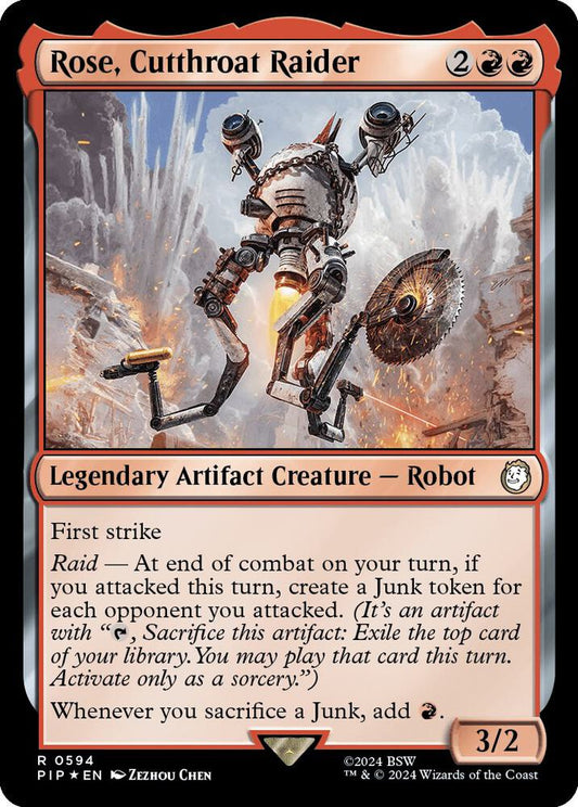 Rose, Cutthroat Raider (Surge Foil) 594 Rare Universes Beyond: Fallout Foil NM/M