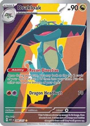 Drakloak 248/217 Illustration Rare Ascended Heroes NM/M