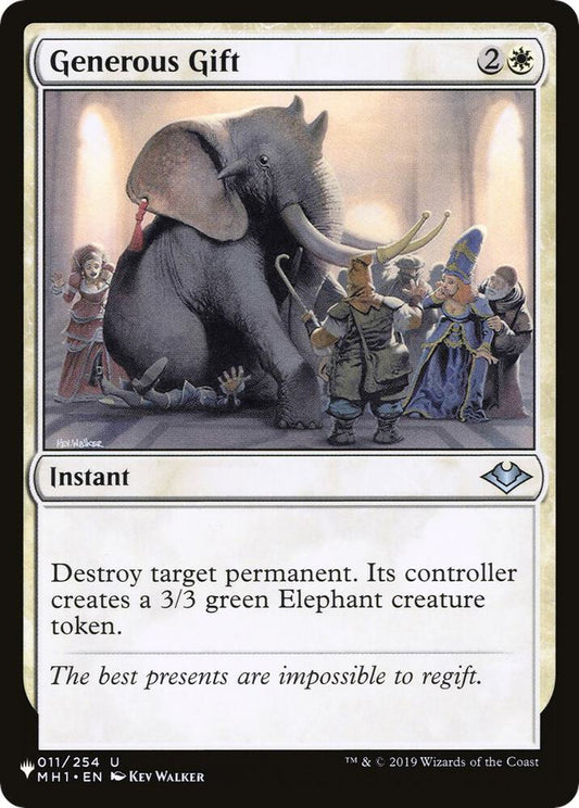 Generous Gift 011/254 Uncommon The List Reprints NM/M
