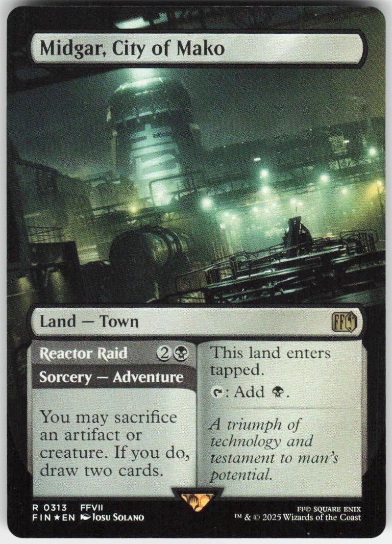 Midgar, City of Mako (Borderless) R FINAL FANTASY 313 NM