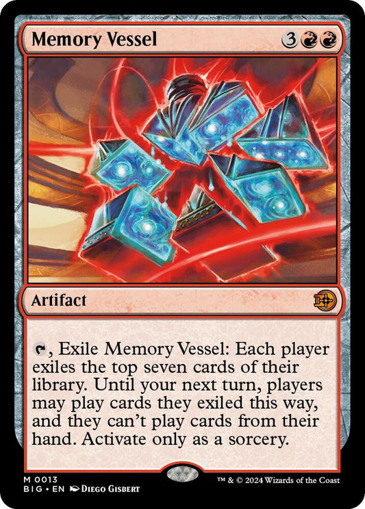 Memory Vessel 13 Mythic Outlaws of Thunder Junction: The Big Score NM/M