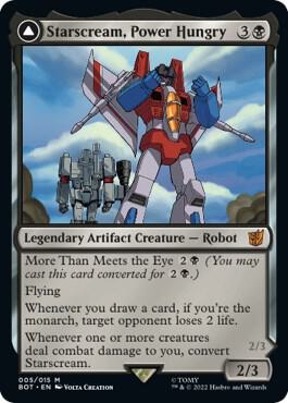 Starscream, Power Hungry 5 Mythic Universes Beyond: Transformers NM/M