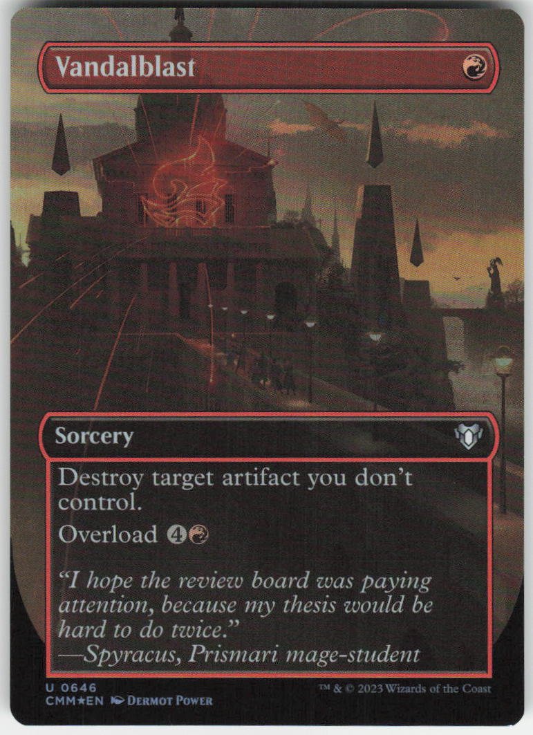 Vandalblast (Borderless) U Commander Masters 646 NM