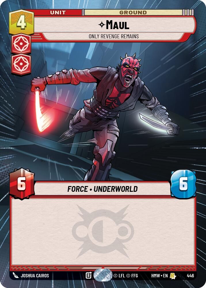 Maul - Only Revenge Remains (Hyperspace) 446 Rare Homeworlds NM/M