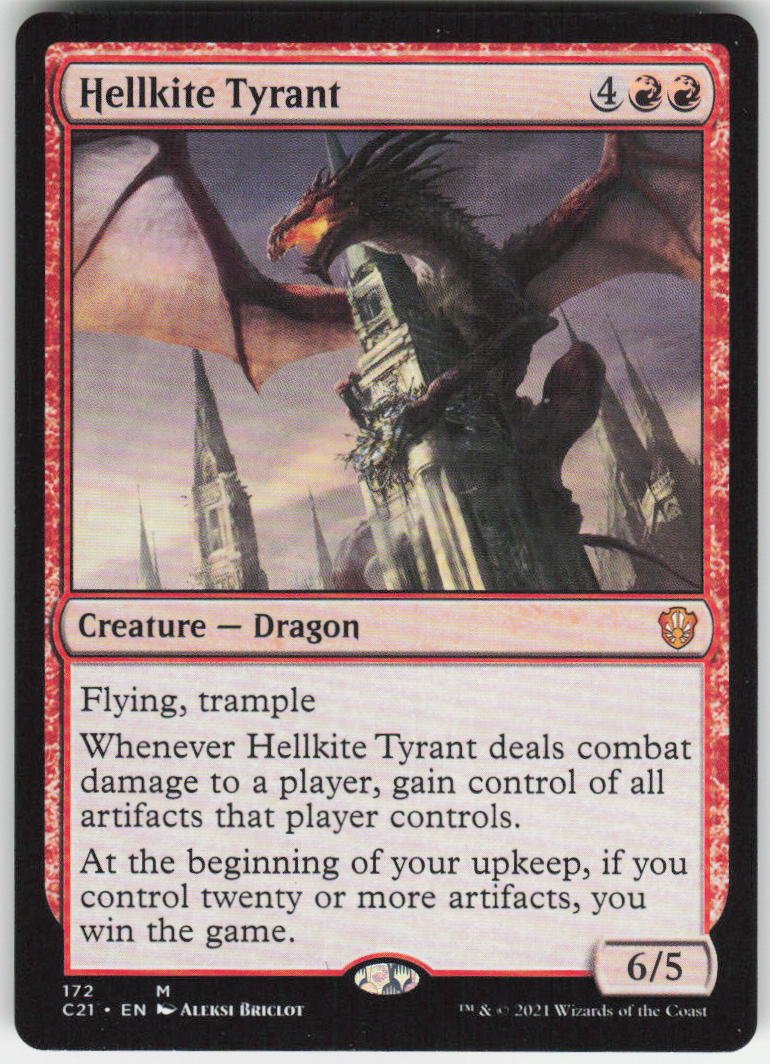 Hellkite Tyrant M Commander 2021 172 NM