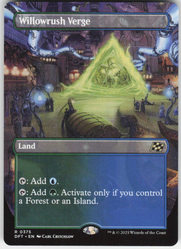 Willowrush Verge (Borderless) R Aetherdrift 375 NM