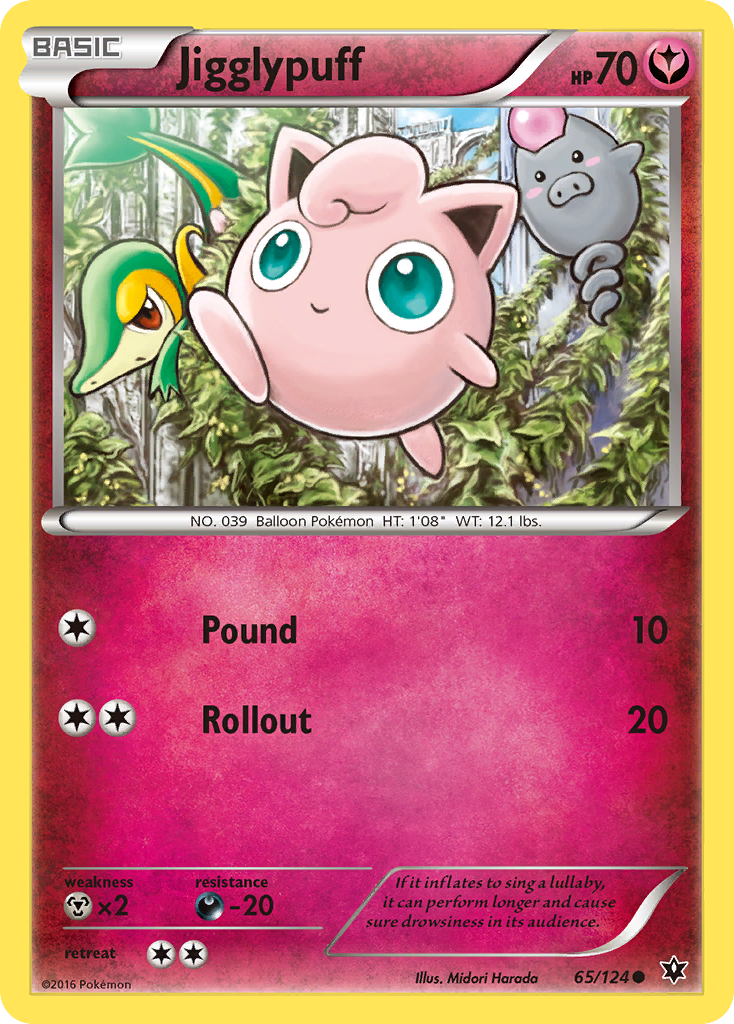 Jigglypuff 65/124 Common Fates Collide NM/M