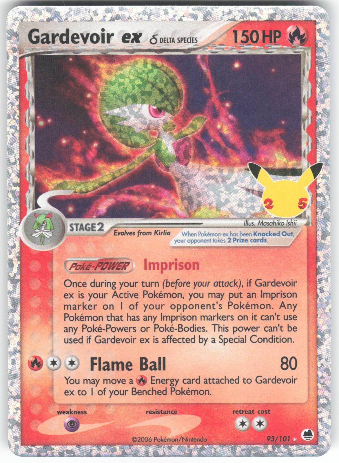 Gardevoir ex 93/101 Classic Collection Celebrations: Classic Collection LP