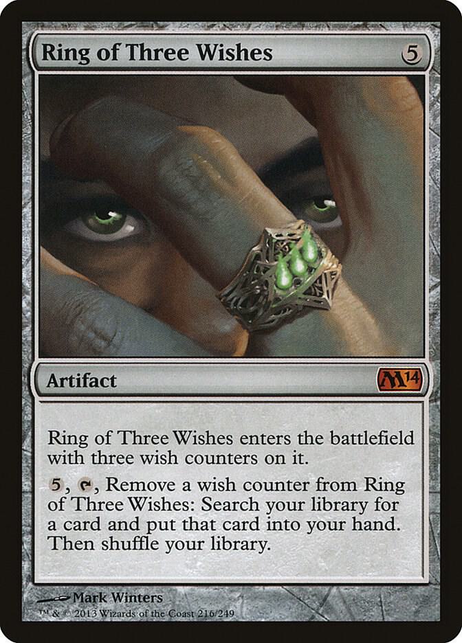 Ring of Three Wishes 216 Mythic Magic 2014 (M14) NM/M