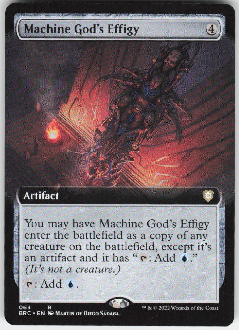 Machine God's Effigy (Extended Art) R Commander: The Brothers' War 63 NM
