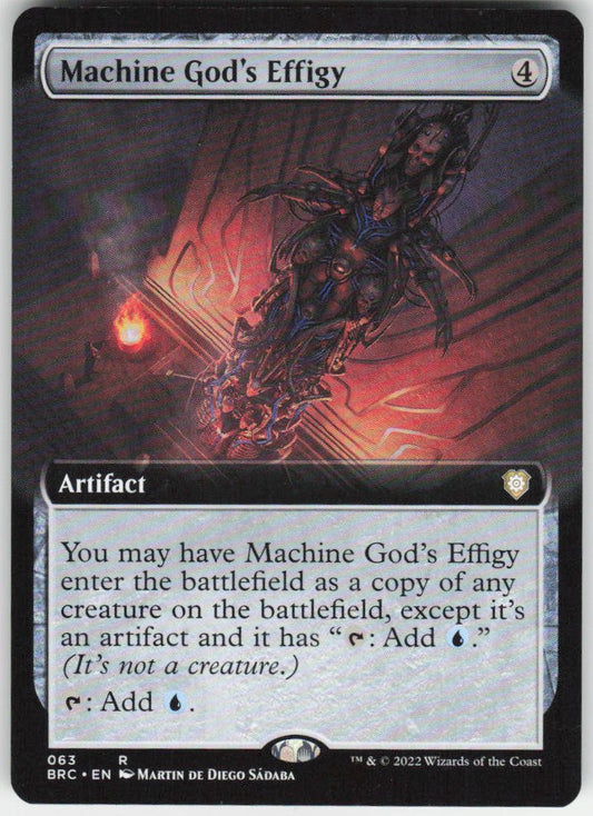 Machine God's Effigy (Extended Art) R Commander: The Brothers' War 63 NM