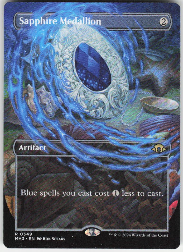 Sapphire Medallion (Borderless) R Modern Horizons 3 349 NM